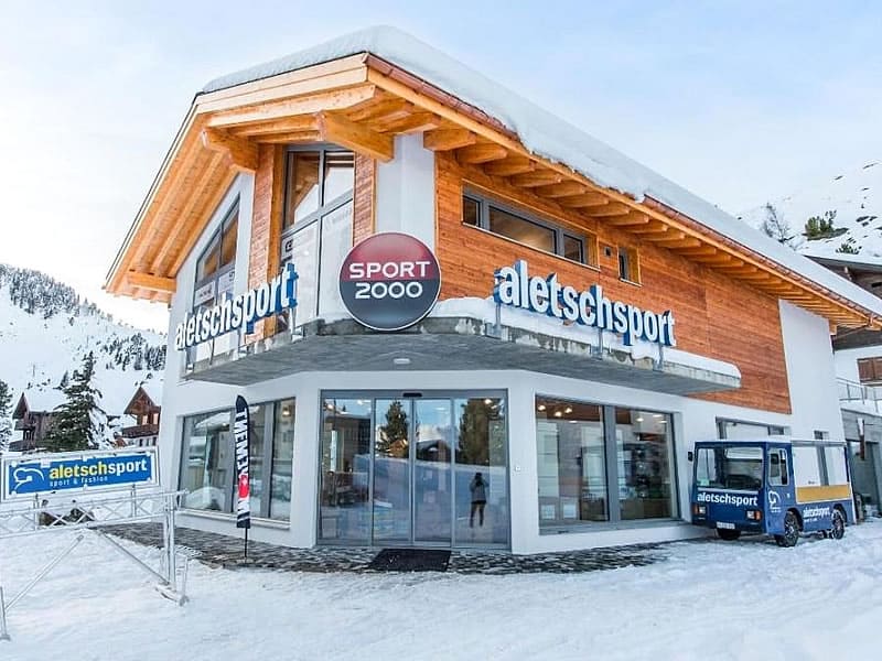 Skiverhuur winkel ALETSCH SPORT WEST in Sportplatzweg 13, Riederalp